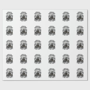 Halloween Graveyard Shirt for Spooky Season Fans_1 Wrapping Paper