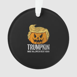 Halloween Great Again Donald Trumpkin Pumpkin Ornament