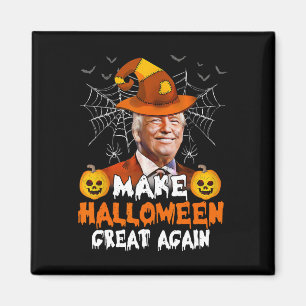 Halloween Great Again Funny Trump Jack O Lantern G Magnet