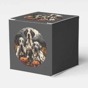 Halloween Great Dane Dogs Jack O Lantern Favour Box