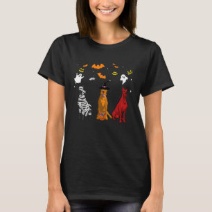 Halloween great dane Dogs  Mummy Witch Demon Costu T-Shirt
