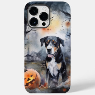 Halloween Greater Swiss With Pumpkins Scary Case-Mate iPhone 14 Pro Max Case