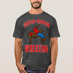 Halloween GrecoRoman Wrestler Werewolf T-Shirt