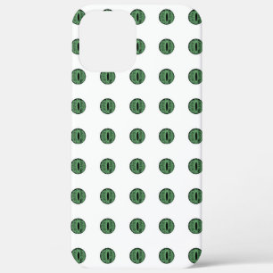 Halloween Green Polka Dot Eyes iPhone 12 Pro Max Case