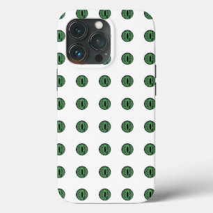 Halloween Green Polka Dot Eyes iPhone 13 Pro Case