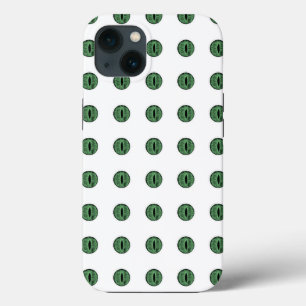 Halloween Green Polka Dot Eyes iPhone 13 Case