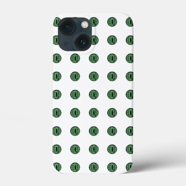 Halloween Green Polka Dot Eyes Case-Mate iPhone Case (Back)