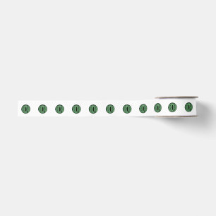 Halloween Green Polka Dot Eyes Grosgrain Ribbon