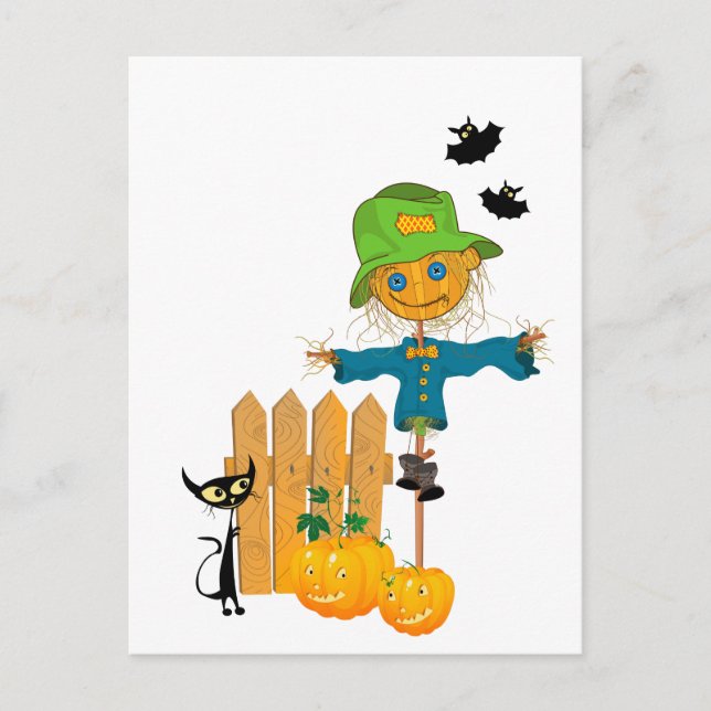 Halloween greeting card (Front)