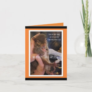 Halloween greeting card