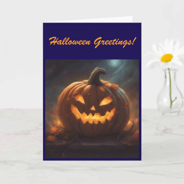 Halloween Greeting Card (Small Plant)
