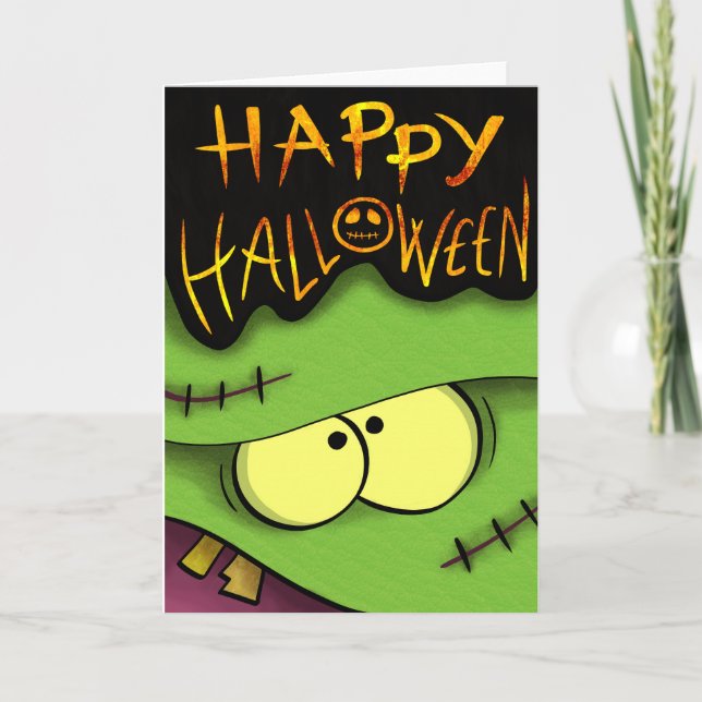 Halloween Greeting Card for Kids (Front)