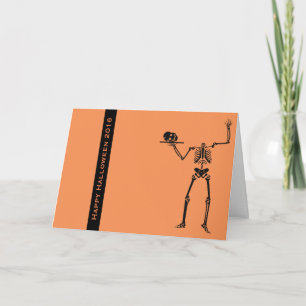 Halloween Greeting Card with Magical Skull's