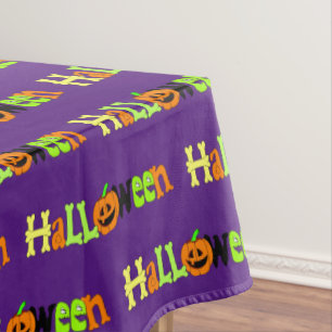 Halloween Greeting Tablecloth