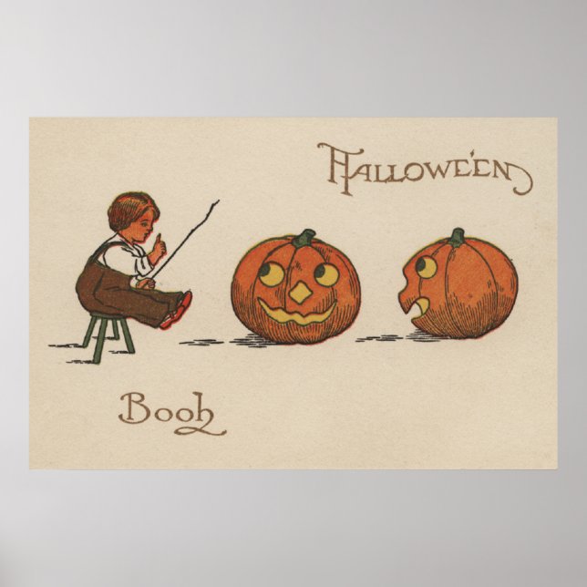 Halloween GreetingBook Poster (Front)
