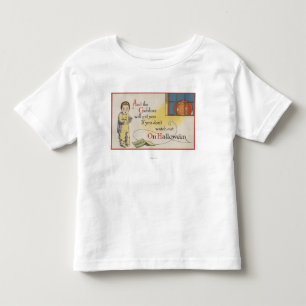 Halloween GreetingGoblin in Window Toddler T-Shirt