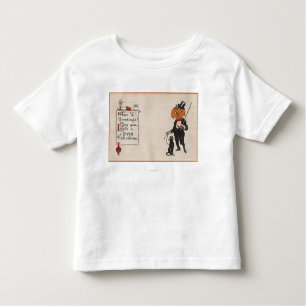 Halloween GreetingJack-O-Lantern in Tux Toddler T-Shirt