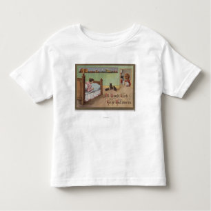 Halloween GreetingKid in Bed Toddler T-Shirt