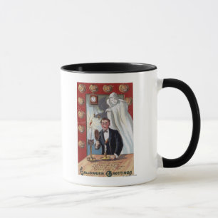 Halloween GreetingMan and Ghost Mug