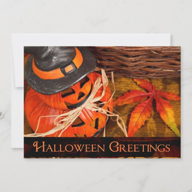 Halloween Greetings Card (Front)