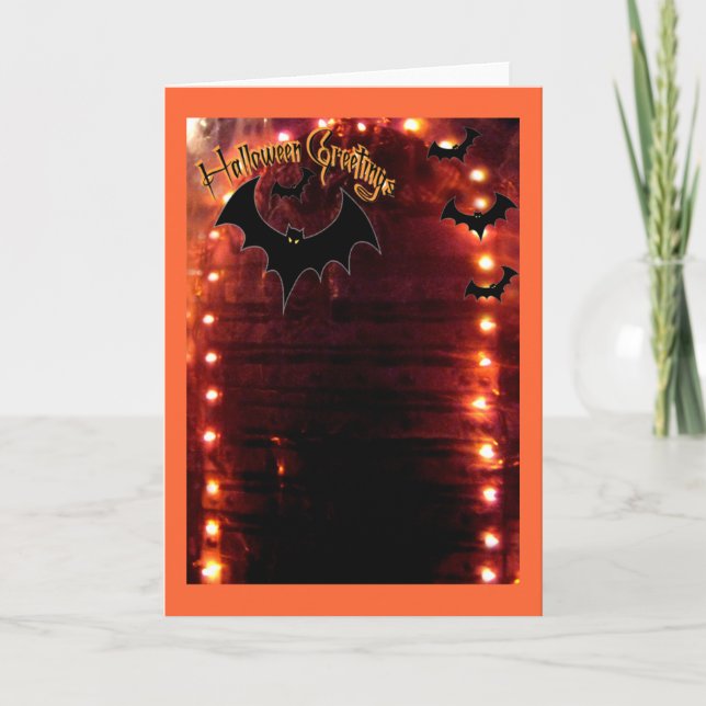 Halloween Greetings Card (Front)