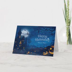 Halloween Greetings Card