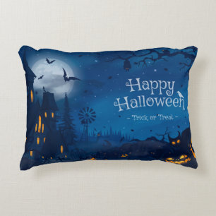 Halloween Greetings Decorative Cushion