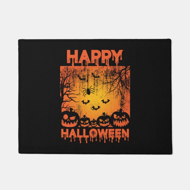 Halloween Greetings Doormat (Front)
