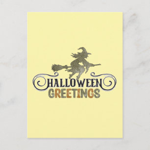Halloween Greetings - Halloween Postcard