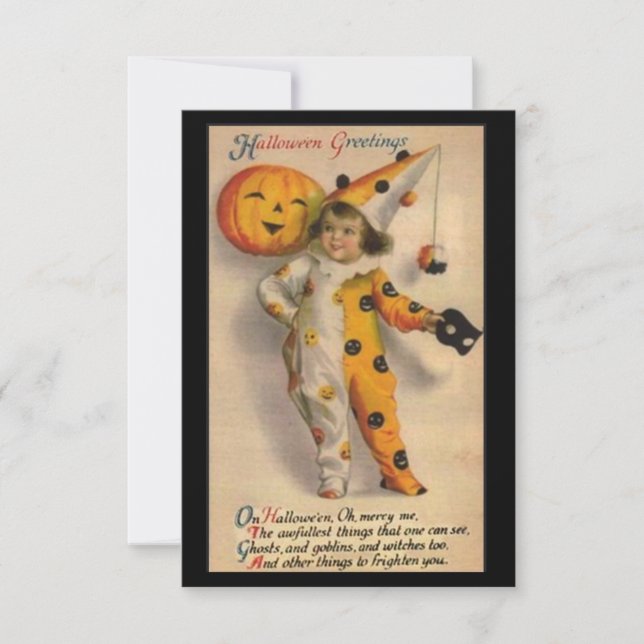 Halloween Greetings Invitation (Front)