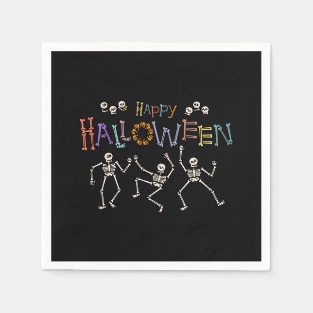 Halloween Greetings Napkin (Front)