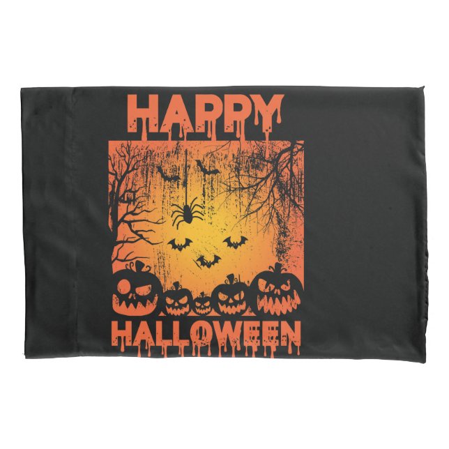 Halloween Greetings Pillowcase (Front)