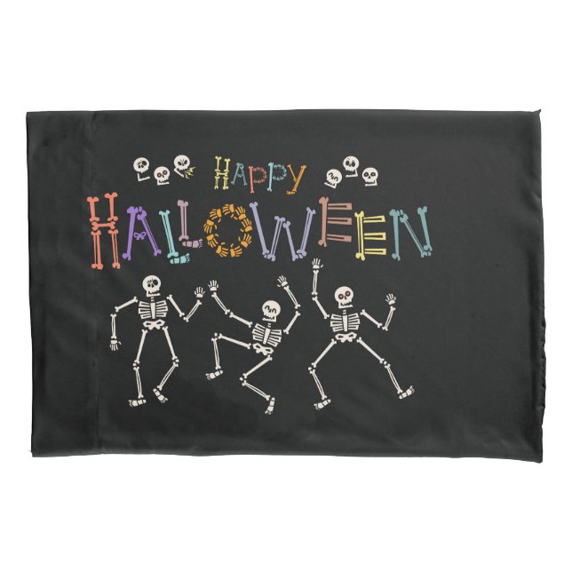 Halloween Greetings Pillowcase (Front)