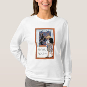 Halloween GreetingSpiders at the Window T-Shirt