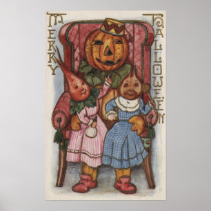 Halloween GreetingTurnip Heads Poster