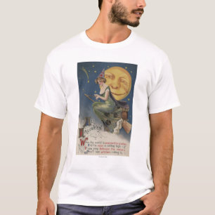 Halloween GreetingWitch in Flight T-Shirt