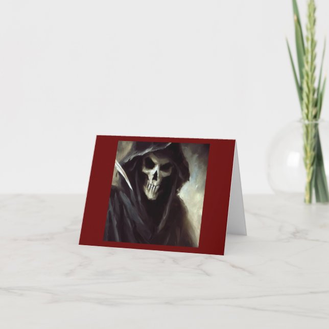 Halloween - Grim Reaper 4 Card (Front)