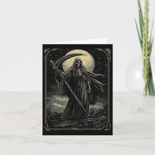 Halloween Grim Reaper Gothic Goth Card