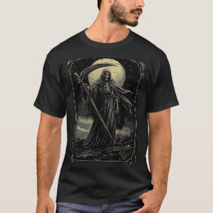 Halloween Grim Reaper Gothic Goth T-Shirt