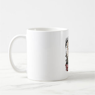 Halloween Grim Reaper Lantern Full Moon Tombstones Coffee Mug