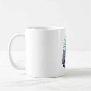 Halloween Grim Reaper Moonlight Vector Coffee Mug