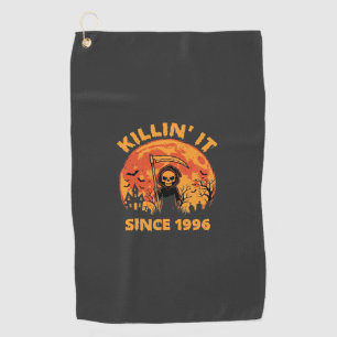 Halloween Grim Reaper Since 1996 Birthday Design_1 Golf Towel