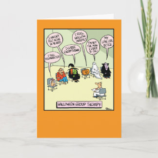 Halloween Group Therapy Card