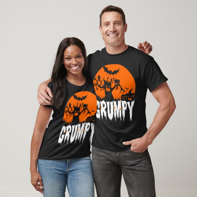 Halloween Grumpy Scary 31st October Gift T-Shirt (Unisex)