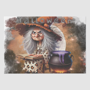Halloween Grumpy Witch Tissue Paper