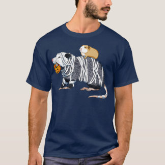 Halloween Guinea Pig and Opossum  T-Shirt