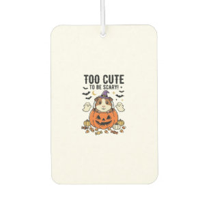 Halloween Guinea Pig Too Cute To Be Scary Vintage_ Car Air Freshener
