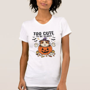 Halloween Guinea Pig Too Cute To Be Scary Vintage_ T-Shirt