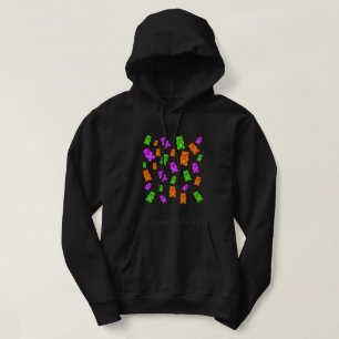 Halloween Gummy Bear Candy Mix Premium  Hoodie
