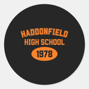 Halloween Haddonfield High School 1978 Retro Novel Classic Round Sticker